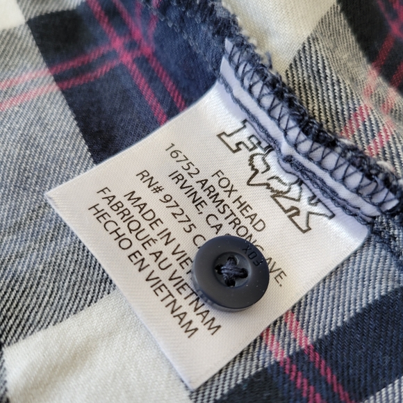 Fox plaid button down - Picture 2 of 5